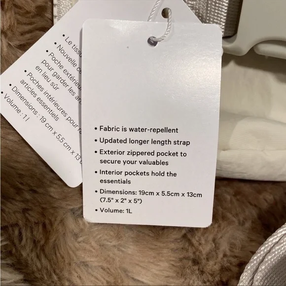 LULULEMON ✨ NwT ✨ White Opal Everywhere Belt Bag​​​​​​ - Picture 5 of 7